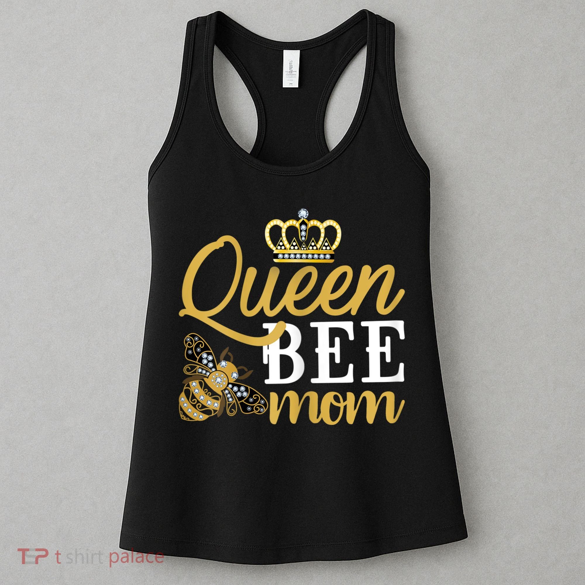 Womens Queen Bee Mom Women's Tank Top