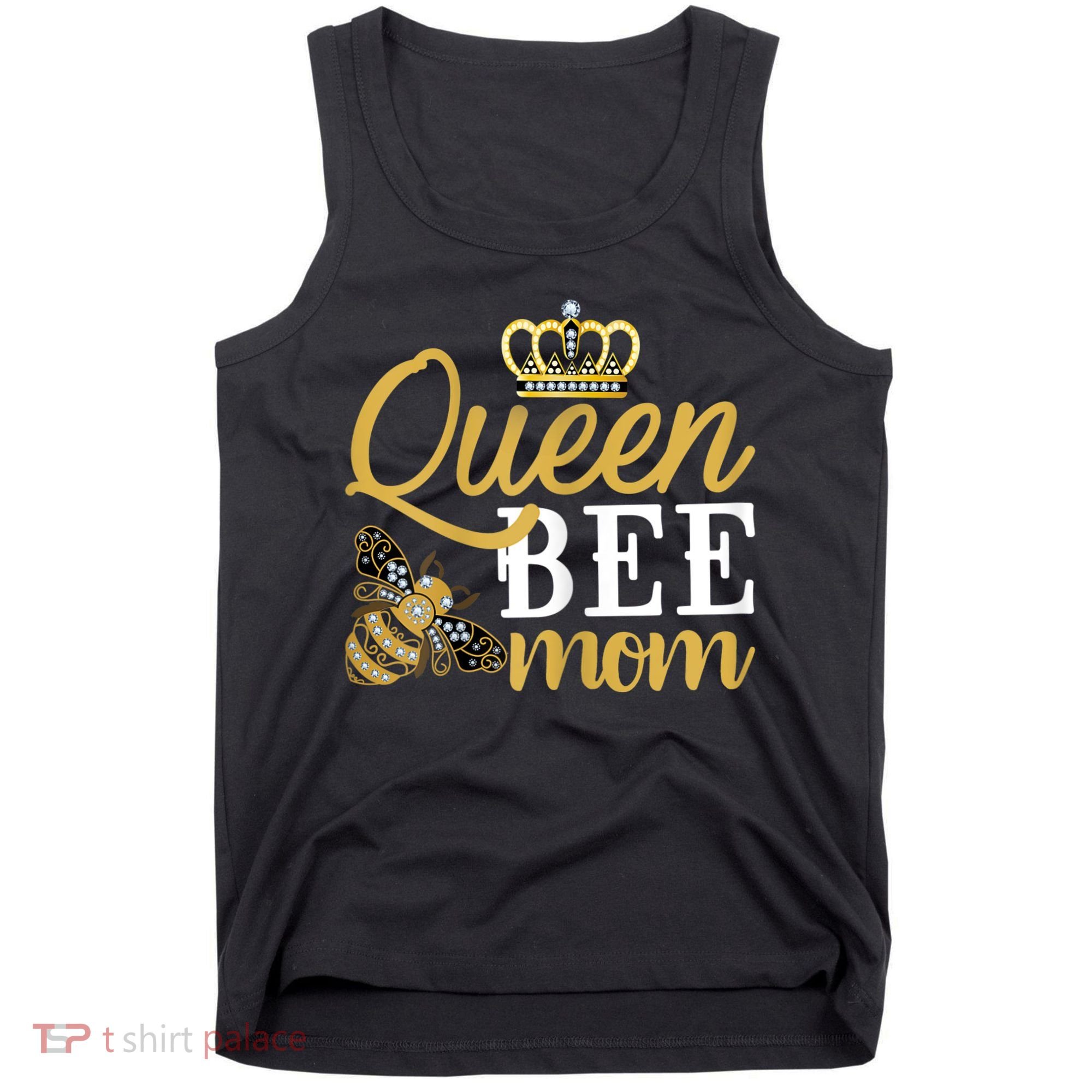 Womens Queen Bee Mom Tank Top