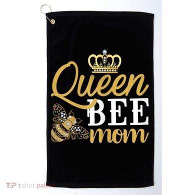 Womens Queen Bee Mom Golf Towel