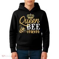 Womens Queen Bee Mom Kids Hoodie thumb 4
