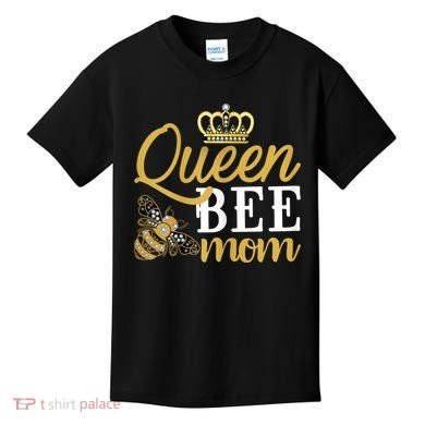 Womens Queen Bee Mom Kids T-Shirt