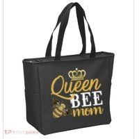 Womens Queen Bee Mom Tote Bag thumb 2
