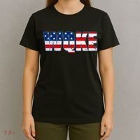 WQKE Woke QAnon American Flag T-Shirt thumb 4