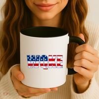 WQKE Woke QAnon American Flag Coffee Mug thumb 3