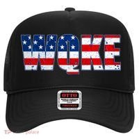 WQKE Woke QAnon American Flag Hat thumb 0