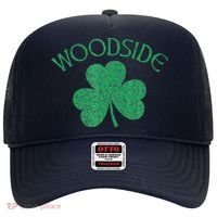 Woodside Queens NY Irish Shamrock Distressed Green Hat thumb 0