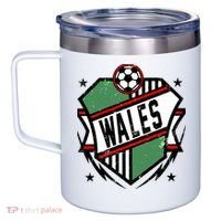 Wales Qatar Soccer 12oz Stainless Steel Coffee Mug thumb 2
