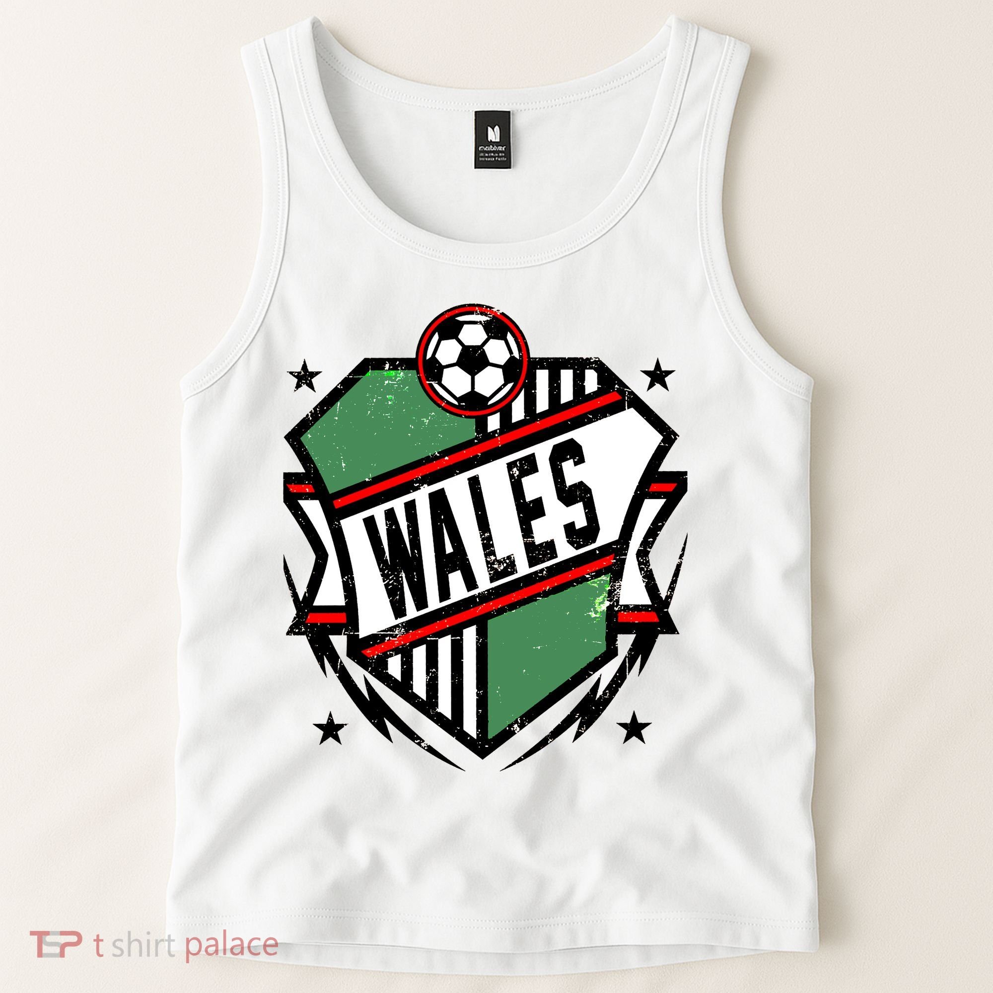 Wales Qatar Soccer Tank Top