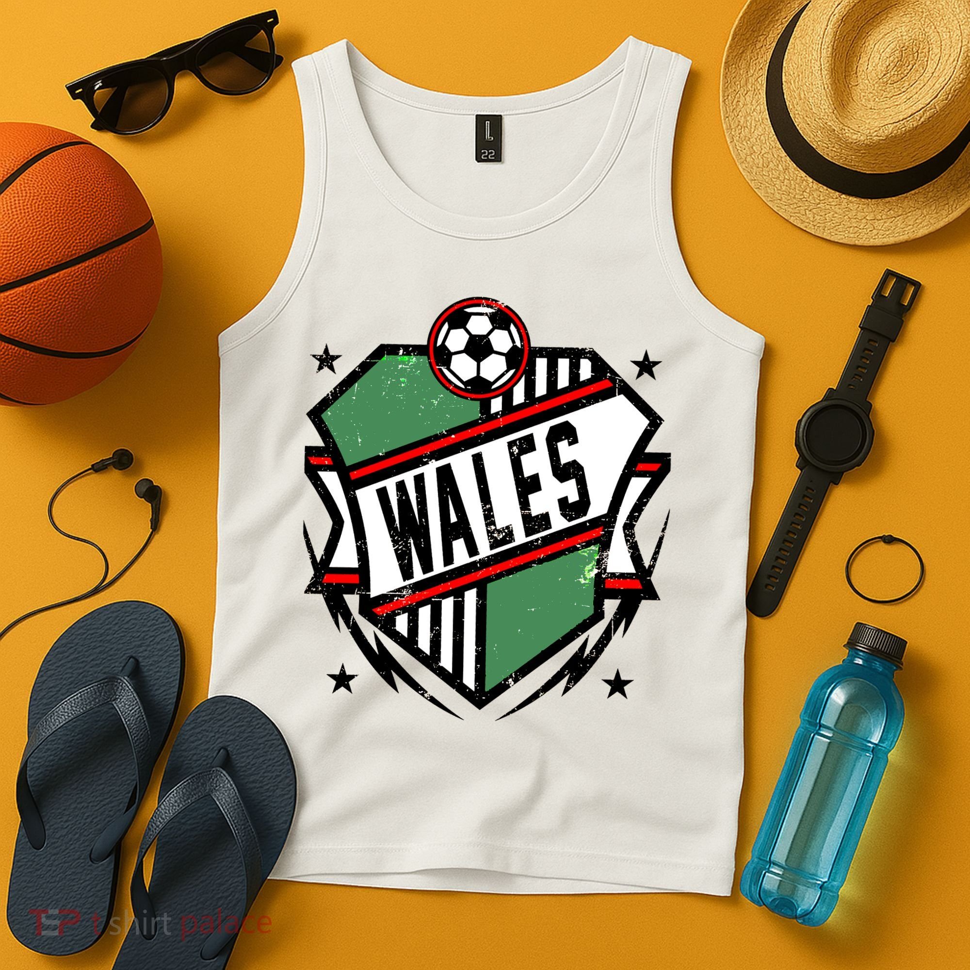 Wales Qatar Soccer Tank Top