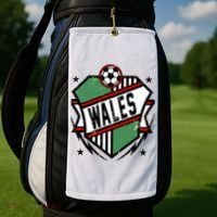 Wales Qatar Soccer Golf Towel thumb 2