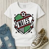 Wales Qatar Soccer Women's T-Shirt thumb 3