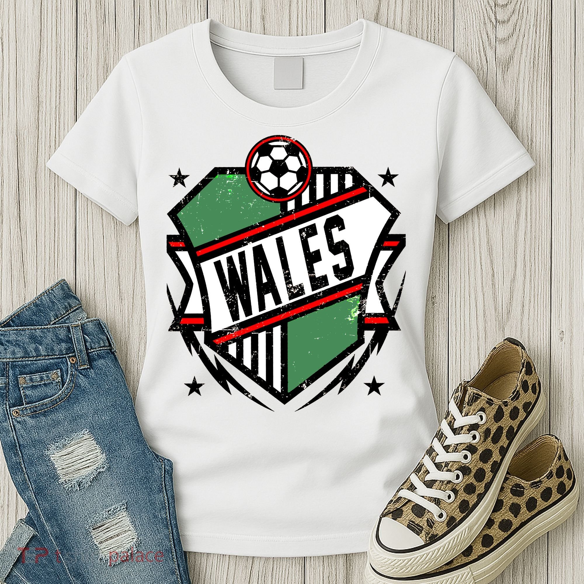 Wales Qatar Soccer Women's T-Shirt