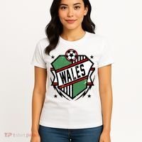 Wales Qatar Soccer Women's T-Shirt thumb 4