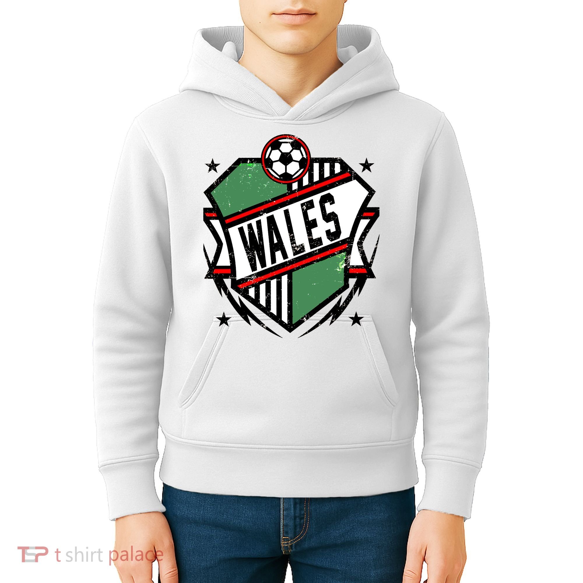 Wales Qatar Soccer Kids Hoodie