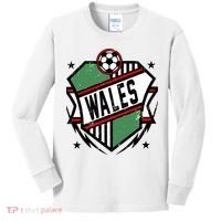 Wales Qatar Soccer Kids Long Sleeve Shirt thumb 0