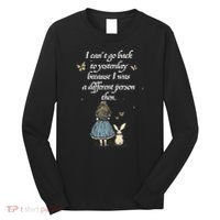 Wonderland Quote - Whimsical Fantasy World  Long Sleeve Shirt thumb 0