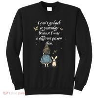 Wonderland Quote - Whimsical Fantasy World  Sweatshirt thumb 0