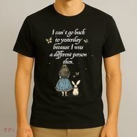 Wonderland Quote - Whimsical Fantasy World  T-Shirt thumb 3