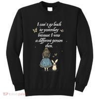 Wonderland Quote - Whimsical Fantasy World  Tall Sweatshirt thumb 0