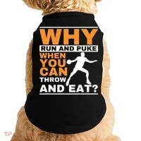 Why Run And Puke Discus Thrower Throw Tack And Field Discus Doggie Tank thumb 0
