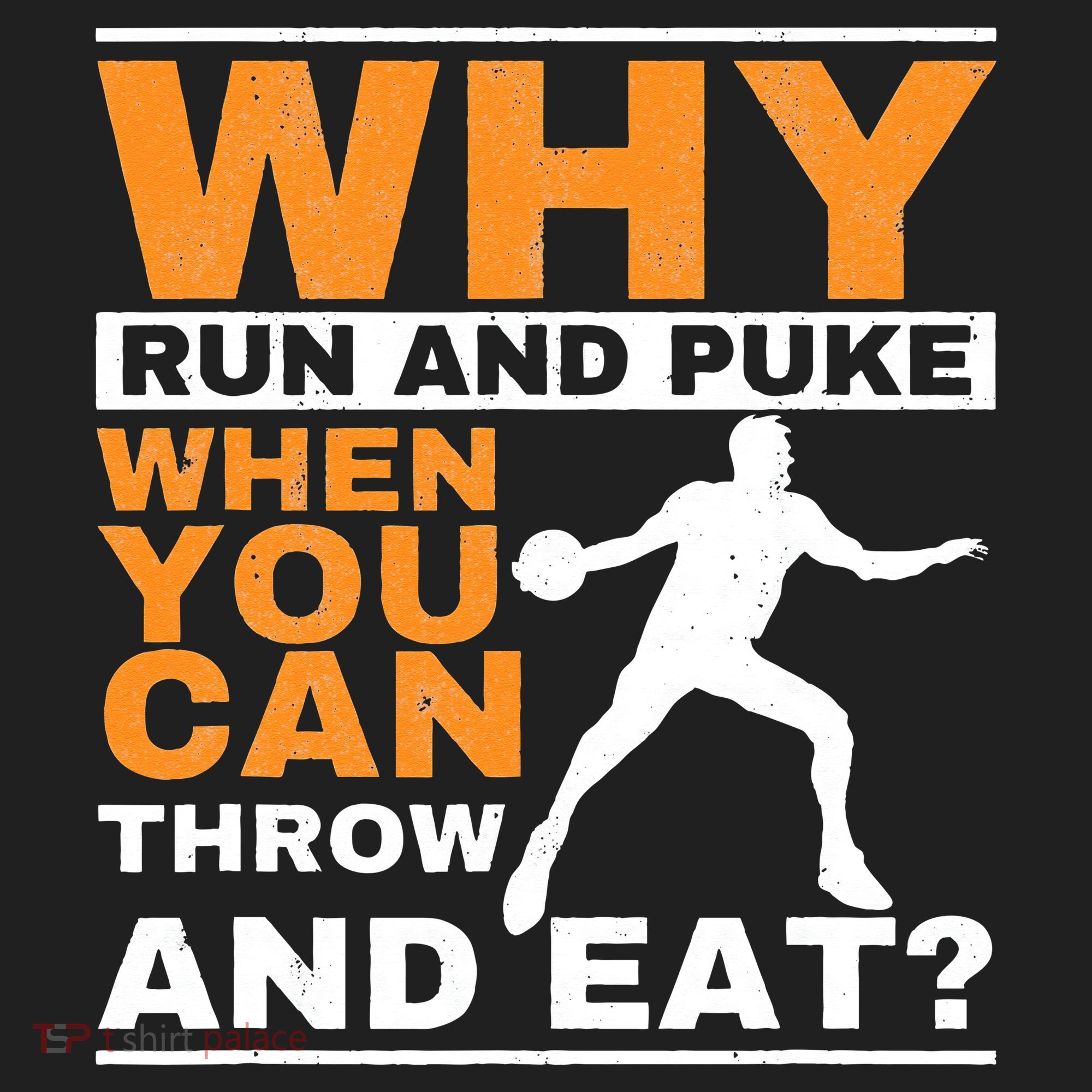 Why Run And Puke Discus Thrower Throw Tack And Field Discus Beanie