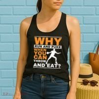 Why Run And Puke Discus Thrower Throw Tack And Field Discus Women's Tank Top thumb 2