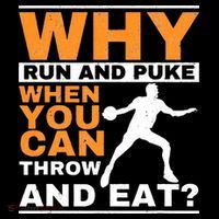 Why Run And Puke Discus Thrower Throw Tack And Field Discus Visor thumb 3