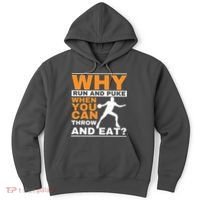 Why Run And Puke Discus Thrower Throw Tack And Field Discus Hoodie thumb 0