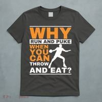 Why Run And Puke Discus Thrower Throw Tack And Field Discus T-Shirt thumb 5