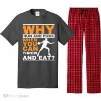 Why Run And Puke Discus Thrower Throw Tack And Field Discus Pajama Set thumb 0