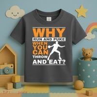 Why Run And Puke Discus Thrower Throw Tack And Field Discus Toddler T-Shirt thumb 3