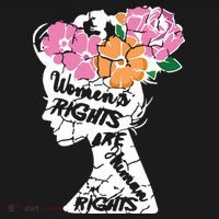 Women's Rights Are Human Rights Human Rights Advocate VNeck Ornament thumb 1
