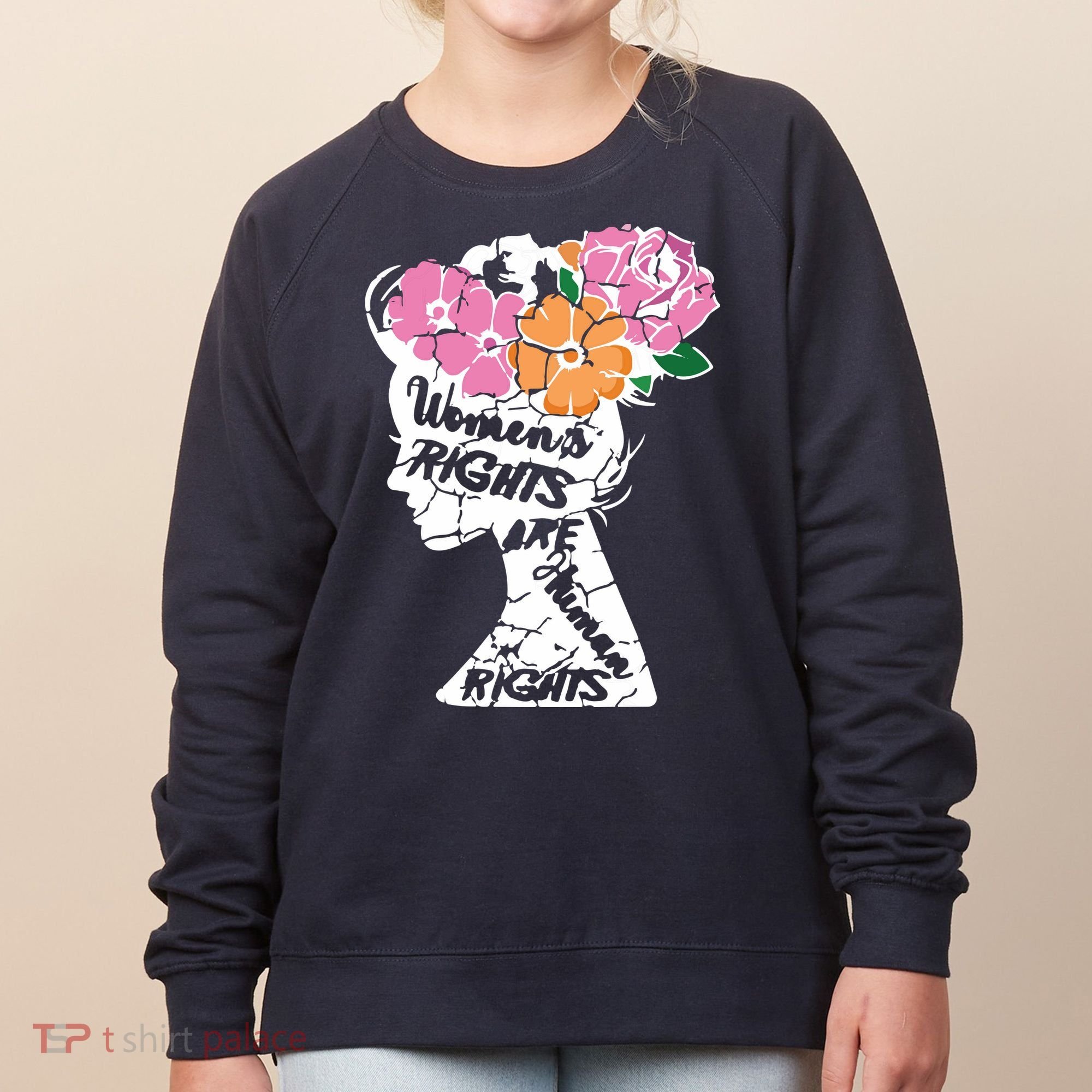 Women's Rights Are Human Rights Human Rights Advocate VNeck Women's Sweatshirt
