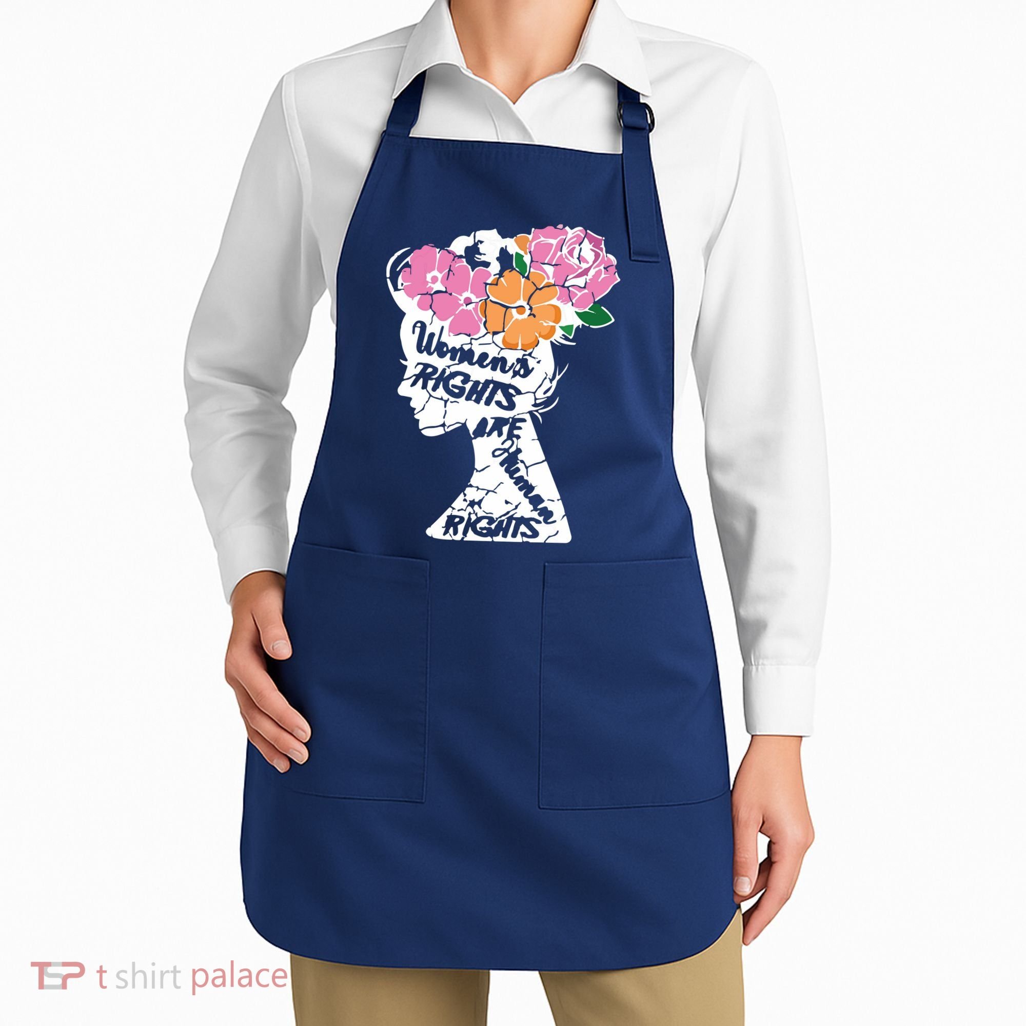 Women's Rights Are Human Rights Human Rights Advocate VNeck Apron