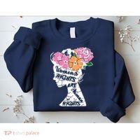 Women's Rights Are Human Rights Human Rights Advocate VNeck Sweatshirt thumb 2