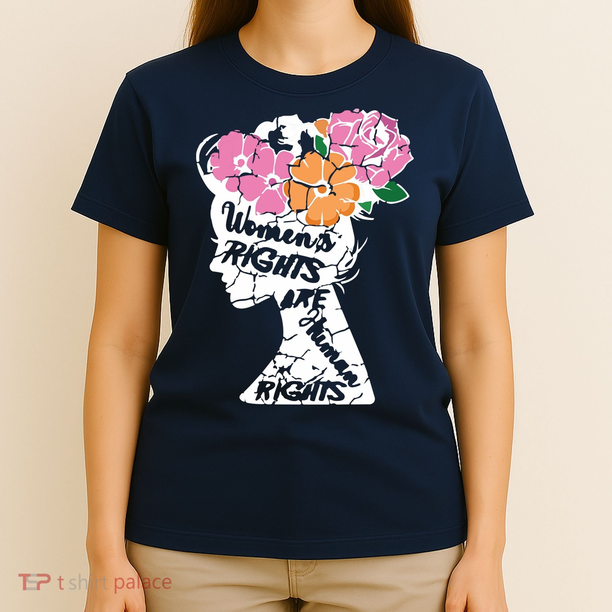 Women's Rights Are Human Rights Human Rights Advocate VNeck T-Shirt