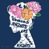 Women's Rights Are Human Rights Human Rights Advocate VNeck Mousepad thumb 1