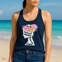 Women's Rights Are Human Rights Human Rights Advocate VNeck Women's Tank Top thumb 2