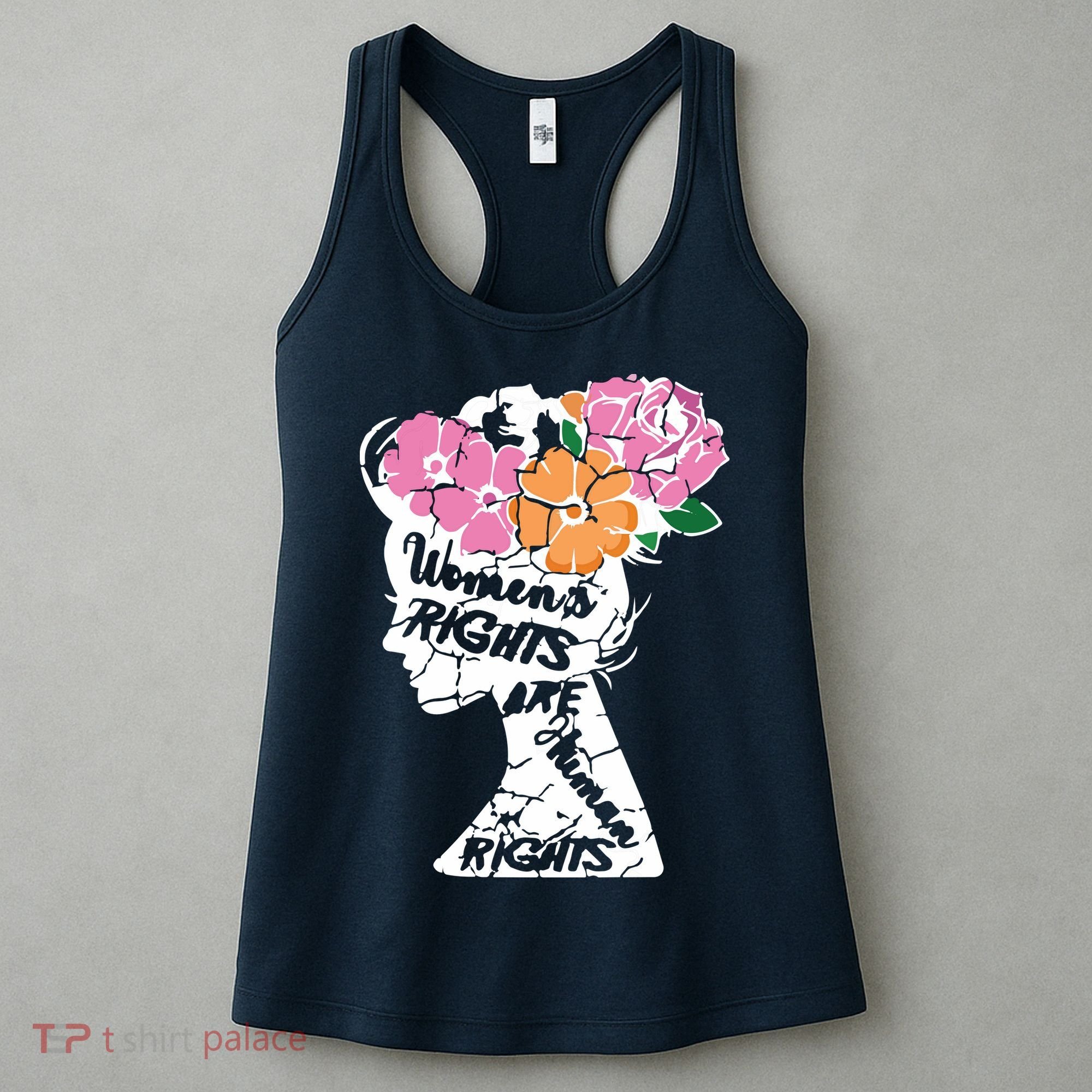 Women's Rights Are Human Rights Human Rights Advocate VNeck Women's Tank Top