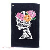 Women's Rights Are Human Rights Human Rights Advocate VNeck Golf Towel thumb 0