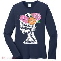 Women's Rights Are Human Rights Human Rights Advocate VNeck Women's Long Sleeve Shirt thumb 0