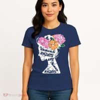 Women's Rights Are Human Rights Human Rights Advocate VNeck Women's T-Shirt thumb 4