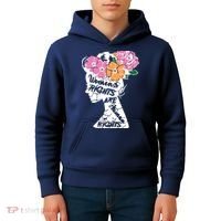 Women's Rights Are Human Rights Human Rights Advocate VNeck Kids Hoodie thumb 4