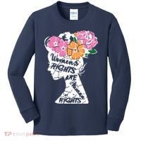 Women's Rights Are Human Rights Human Rights Advocate VNeck Kids Long Sleeve Shirt thumb 0