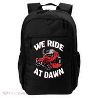 We Ride At Dawn Lawnmower Backpack thumb 0