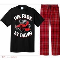 We Ride At Dawn Lawnmower Pajama Set thumb 0