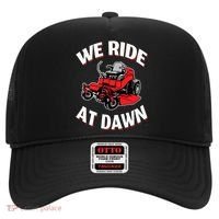 We Ride At Dawn Lawnmower Hat thumb 0