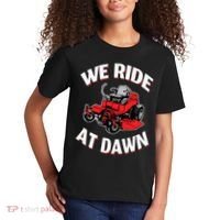 We Ride At Dawn Lawnmower Kids T-Shirt thumb 2