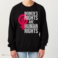 Women's Rights Are Human Rights Feminist Women's Sweatshirt thumb 0