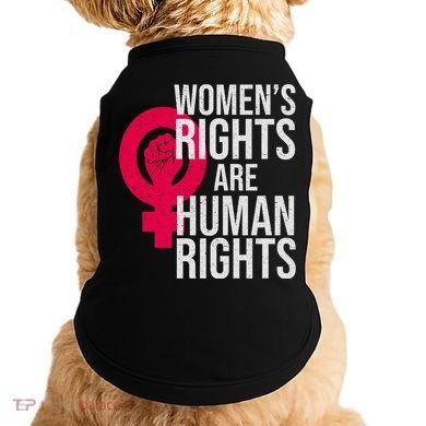 Women's Rights Are Human Rights Feminist Doggie Tank